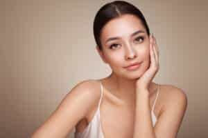 Woman with clear skin after microdermabrasion in Ashburn, VA