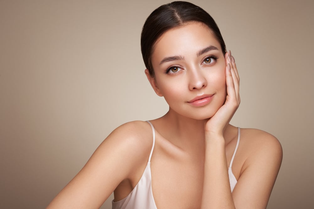 Woman with clear skin after microdermabrasion in Ashburn, VA