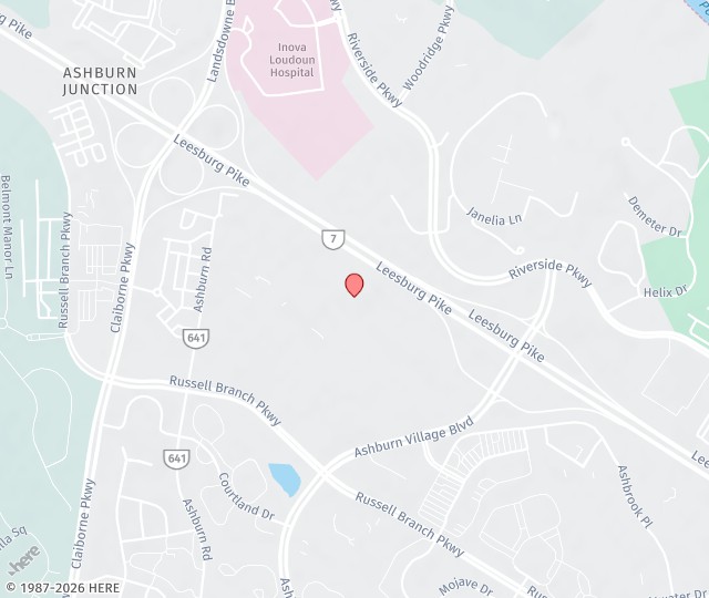 Location Map: 44121 Leesburg Pike, Ste 285 Ashburn, Virginia 20147